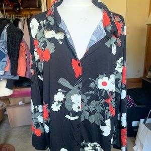Lularoe Valentina long sleeve button up